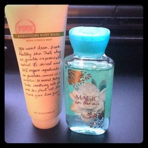 NWT Pink! And bath & body works body wash